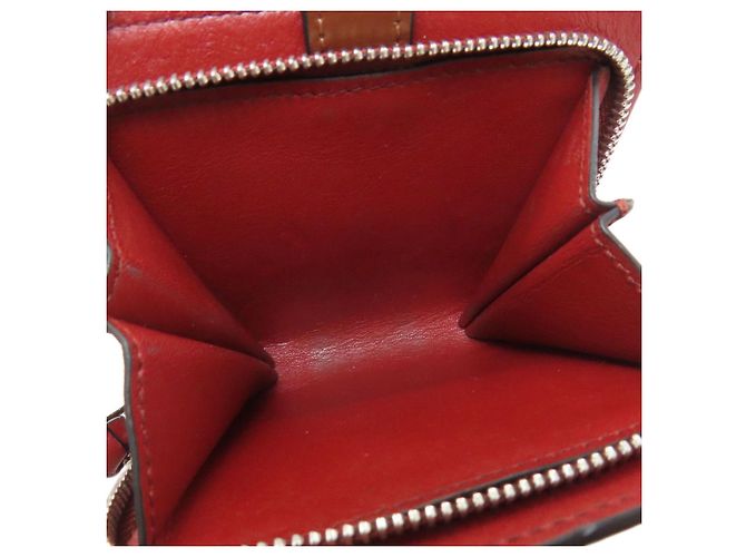 Billetera de cuero plegable Loewe en marrón Castaño - vista 6