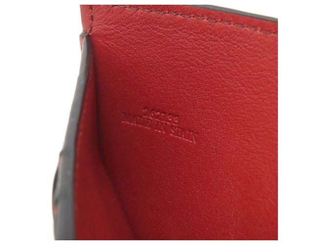 Billetera de cuero plegable Loewe en marrón Castaño - vista 8
