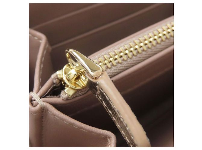 Bulgari Bvlgari Gold Leder Langbörse Golden - Ansicht 12