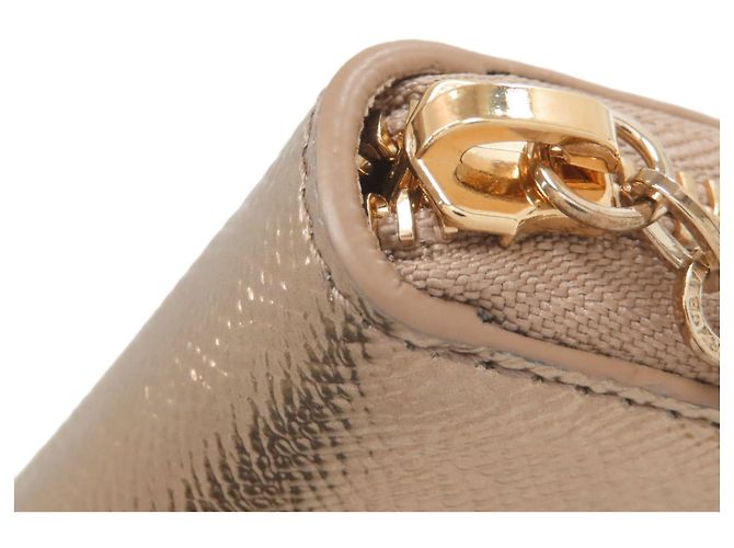 Bulgari Bvlgari Gold Leder Langbörse Golden - Ansicht 19
