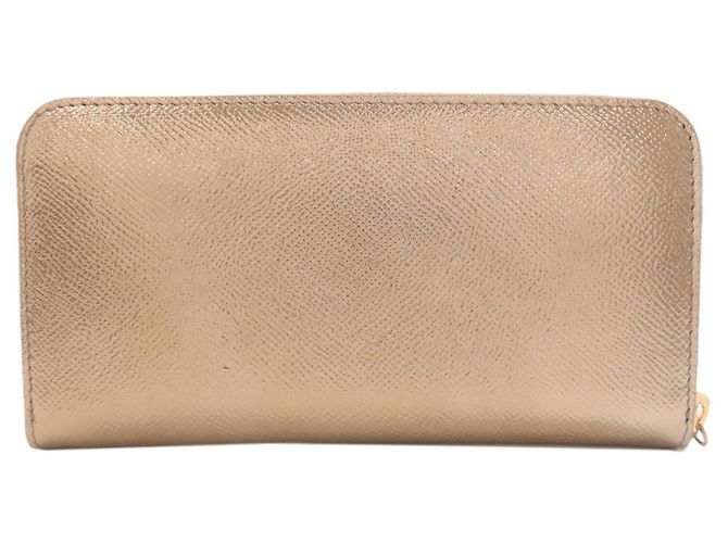 Bulgari Bvlgari Gold Leder Langbörse Golden - Ansicht 2