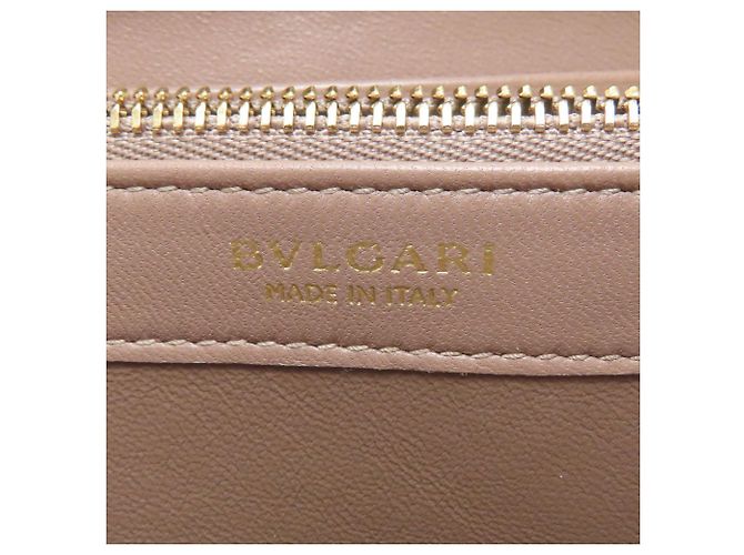 Bulgari Bvlgari Gold Leder Langbörse Golden - Ansicht 6