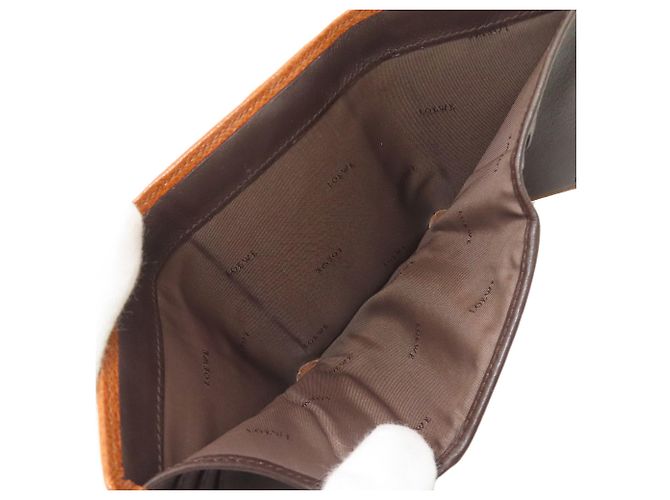 Cartera Bifold Anagram Loewe Castaño - vista 5