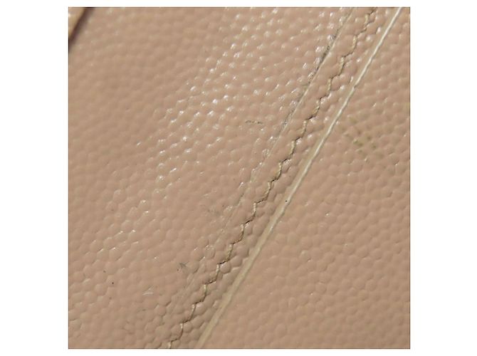 Llaveiro de cuero beige Saint Laurent - vista 12