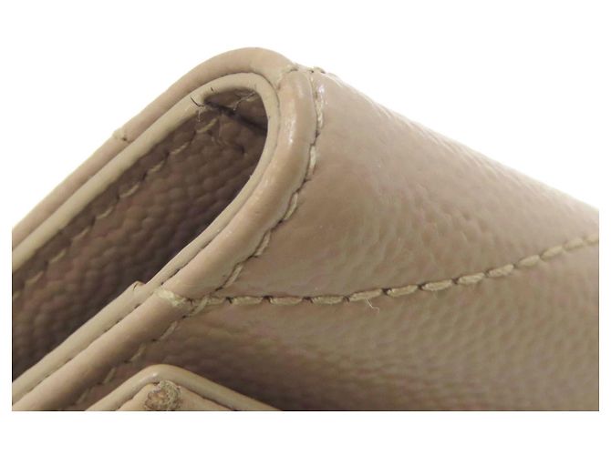 Llaveiro de cuero beige Saint Laurent - vista 19