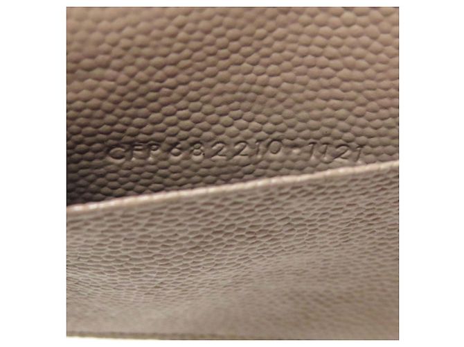 Llaveiro de cuero beige Saint Laurent - vista 7
