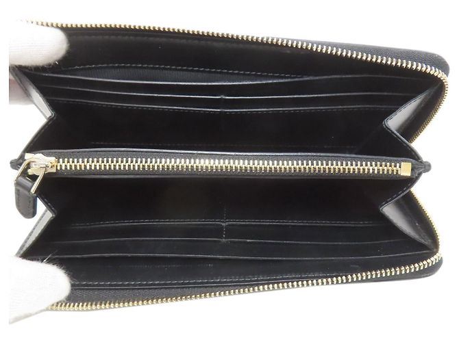 Bulgari Cartera larga de cuero Bvlgari B.zero1 Negro - vista 4