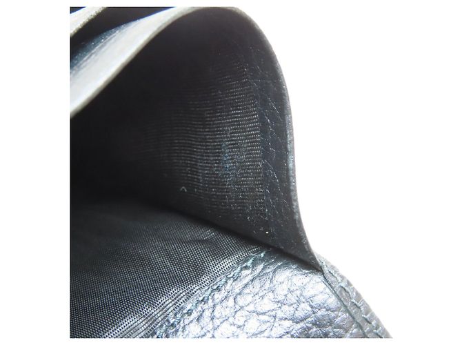 Billetera bifold de nylon negro para mujer Gucci - vista 13