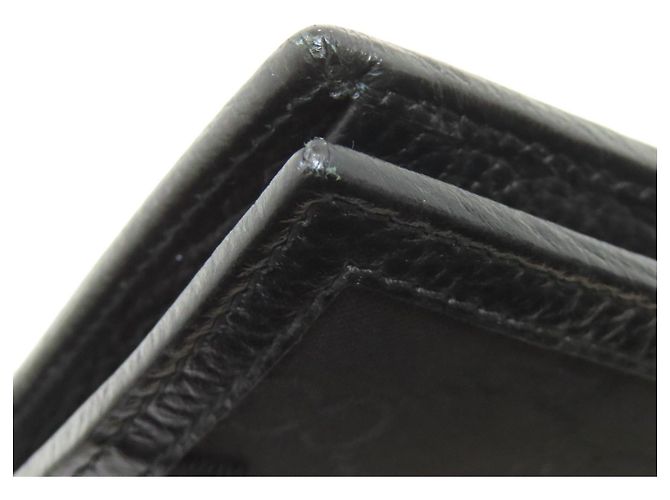 Billetera bifold de nylon negro para mujer Gucci - vista 16