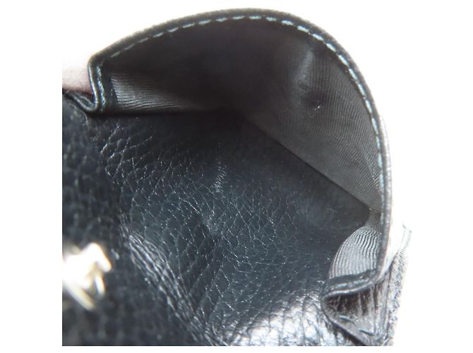 Billetera bifold de nylon negro para mujer Gucci - vista 6