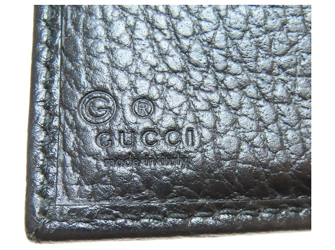 Billetera bifold de nylon negro para mujer Gucci - vista 7