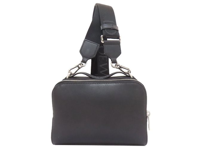 Loewe Anagram 2-Wege Schultertasche Schwarz - Ansicht 2