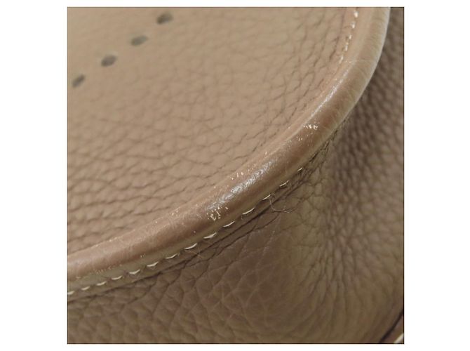 Borsa a Spalla Hermès Evelyn TPM Taupe - vista 18