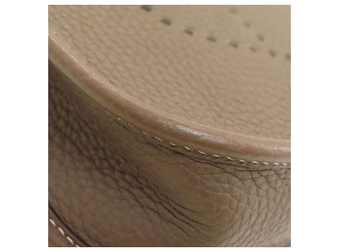 Borsa a Spalla Hermès Evelyn TPM Taupe - vista 19