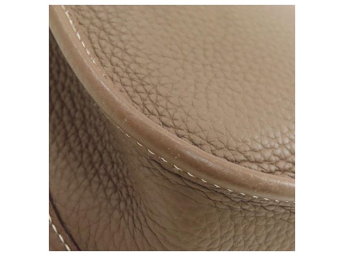 Borsa a Spalla Hermès Evelyn TPM Taupe - vista 21