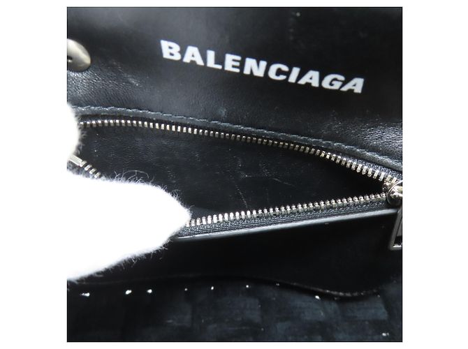 Borsa a mano Balenciaga Bistro XS 2 in 1 Nero - vista 10