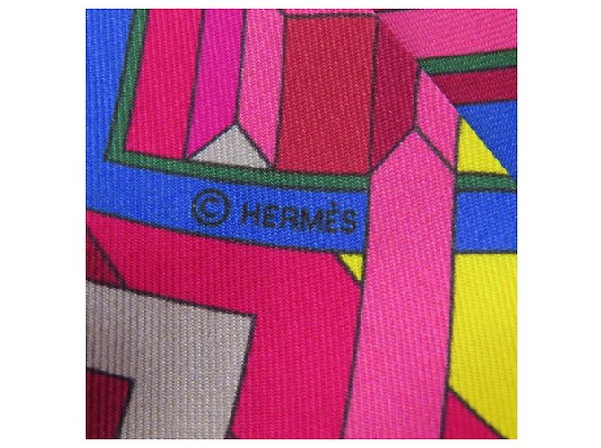 Hermès Twilly Seidenschal Pink - Ansicht 4