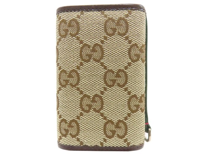Portachiavi Gucci GG Canvas per Donne Marrone - vista 2