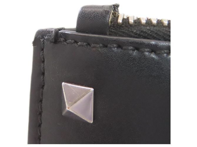 Borsa Clutch con Logo VLTN di Valentino Nero - vista 14