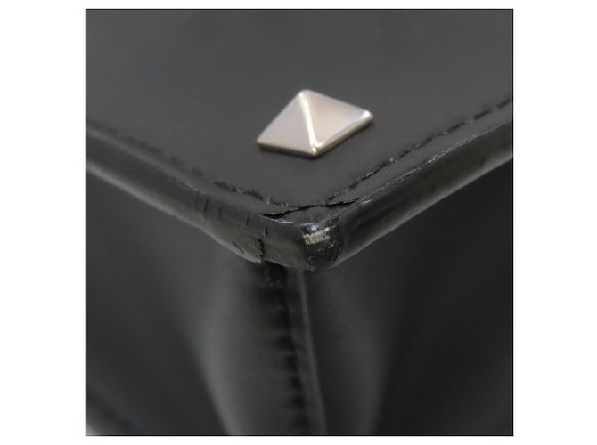 Borsa Clutch con Logo VLTN di Valentino Nero - vista 24