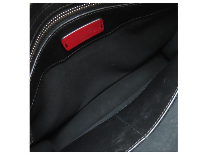 Borsa Clutch con Logo VLTN di Valentino Nero - vista 5
