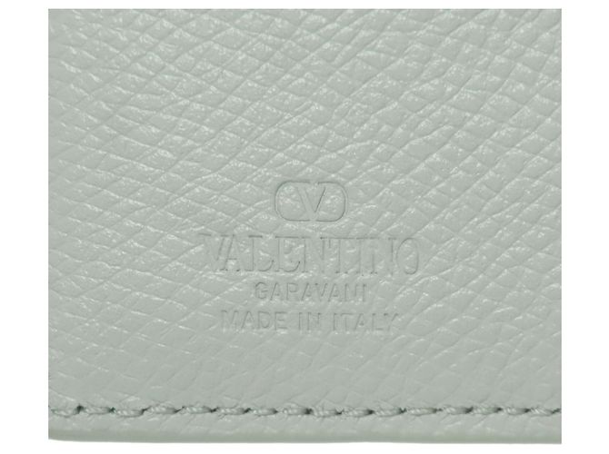 Billetera bi-fold de cuero verde claro Valentino - vista 7