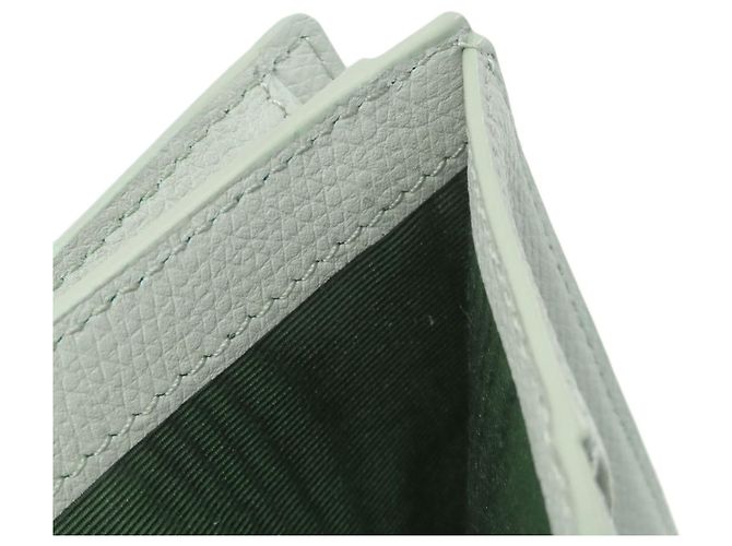 Billetera bi-fold de cuero verde claro Valentino - vista 8