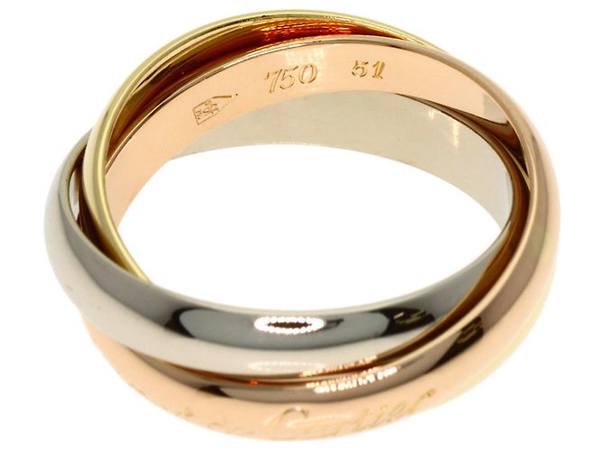 Anello Trinity Cartier in oro 18K - vista 3