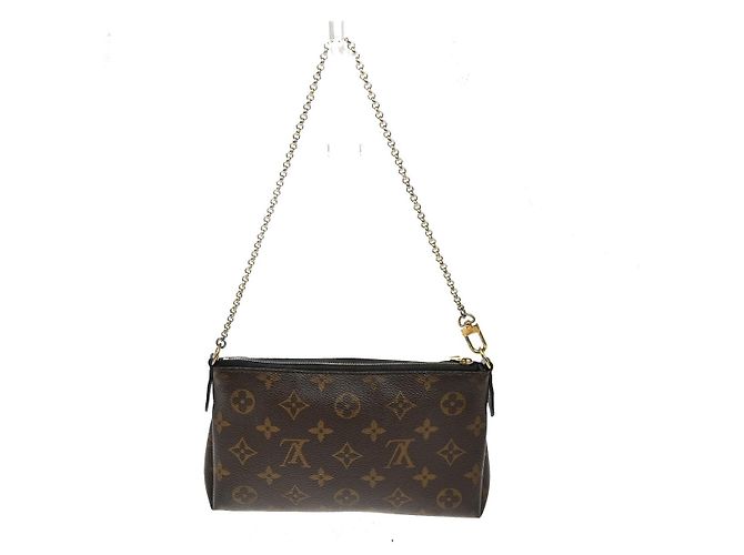 Clutch Pallas en lona Monogram con cuero Louis Vuitton - vista 2