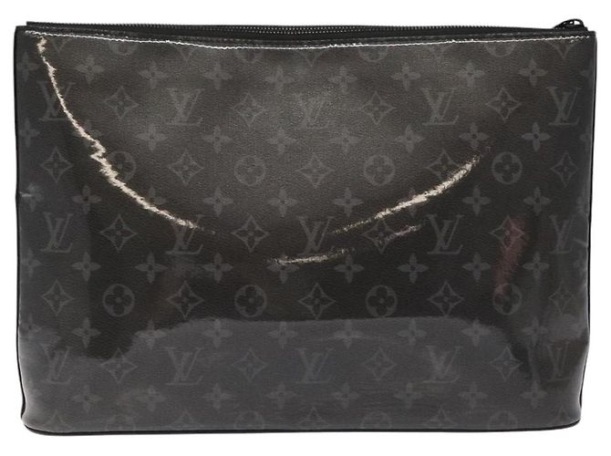 Pochette Cosmos Edizione Limitata Monogram Glaze Canvas Louis Vuitton Nero - vista 2