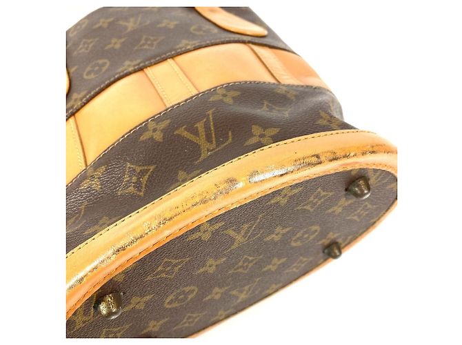 Borsa Tote Bucket PM Monogram Louis Vuitton Marrone - vista 10