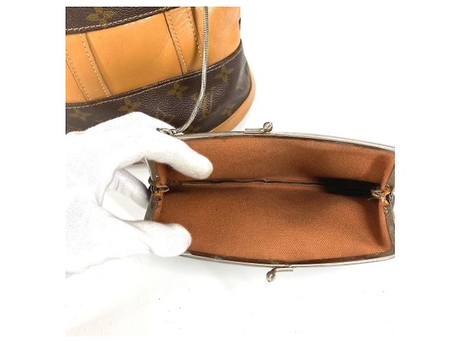 Borsa Tote Bucket PM Monogram Louis Vuitton Marrone - vista 4