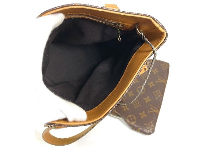 Borsa Tote Bucket PM Monogram Louis Vuitton Marrone - vista 5