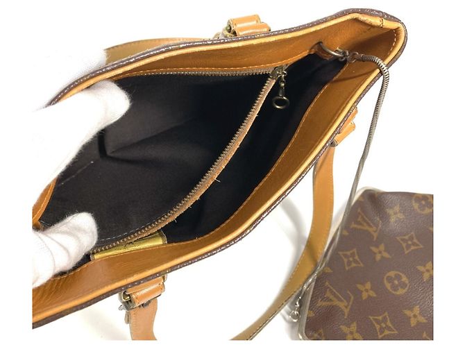 Borsa Tote Bucket PM Monogram Louis Vuitton Marrone - vista 6