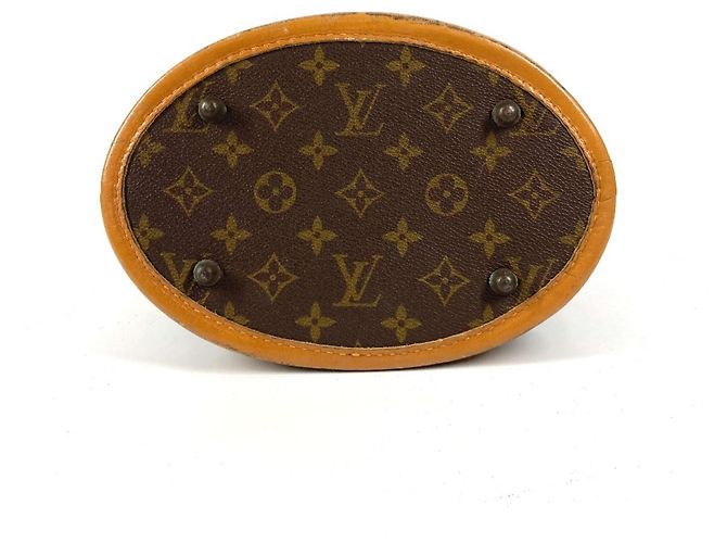 Borsa Tote Bucket PM Monogram Louis Vuitton Marrone - vista 9