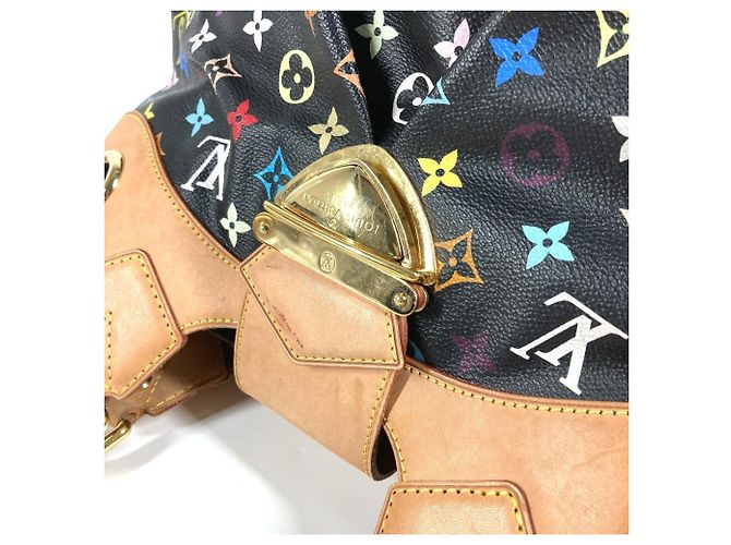 Louis Vuitton Monogram Multicolore Ursula Tote Shoulder Bag Black - view 10