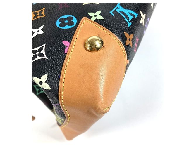 Louis Vuitton Monogram Multicolore Ursula Tote Shoulder Bag Black - view 11