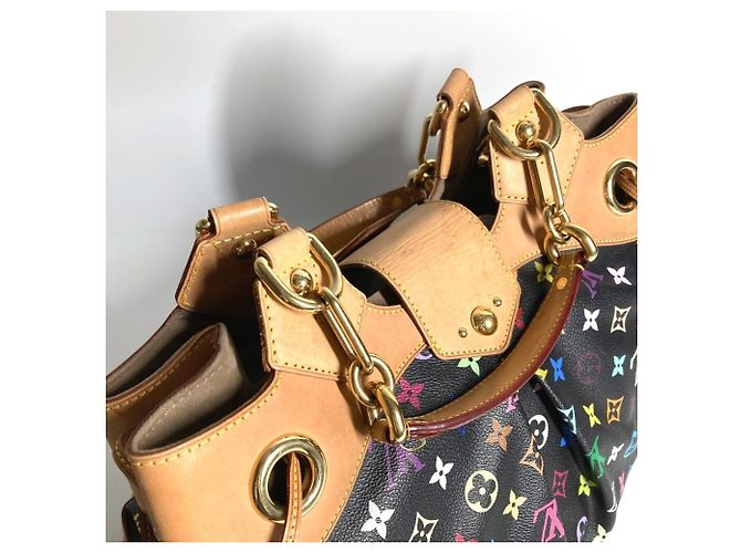 Louis Vuitton Monogram Multicolore Ursula Tote Shoulder Bag Black - view 12