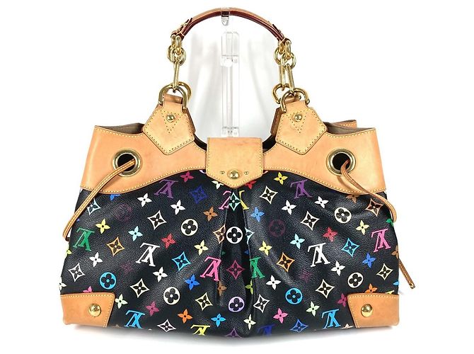 Louis Vuitton Monogram Multicolore Ursula Tote Shoulder Bag Black - view 2