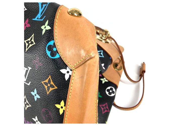 Louis Vuitton Monogram Multicolore Ursula Tote Shoulder Bag Black - view 6