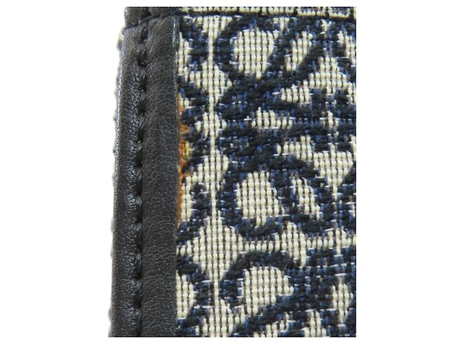 Borsa Tote Anagram Loewe Nero Beige Blu navy - vista 12