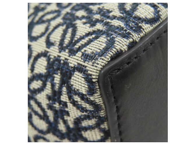 Borsa Tote Anagram Loewe Nero Beige Blu navy - vista 20