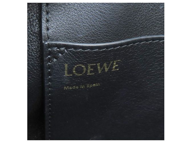 Borsa Tote Anagram Loewe Nero Beige Blu navy - vista 6