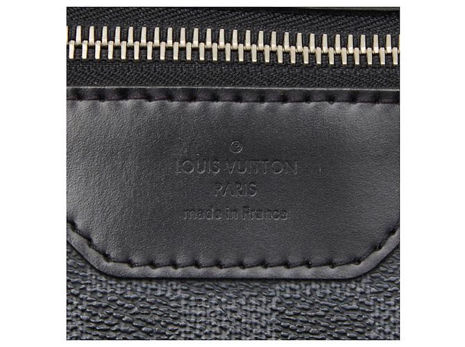 Borsa a Spalla Daniel MM Damier Graphite Louis Vuitton Nero - vista 10
