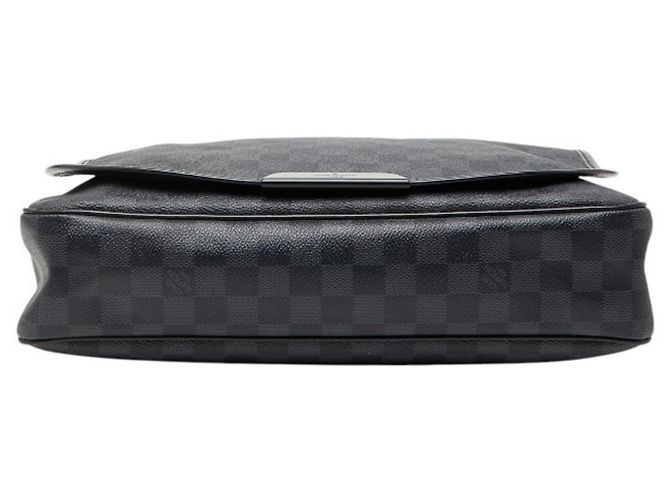 Borsa a Spalla Daniel MM Damier Graphite Louis Vuitton Nero - vista 3