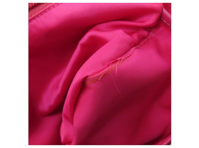 Borsa tote 2 in 1 in metallo con logo Prada e fiore Rosa - vista 12