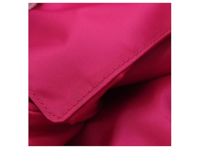 Borsa tote 2 in 1 in metallo con logo Prada e fiore Rosa - vista 14