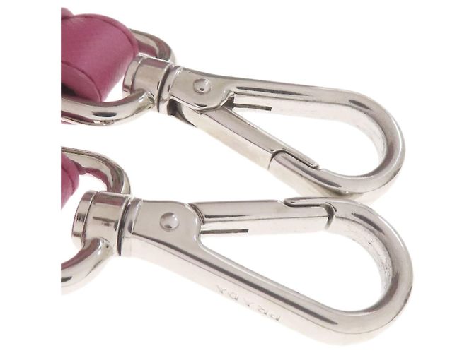 Borsa tote 2 in 1 in metallo con logo Prada e fiore Rosa - vista 22