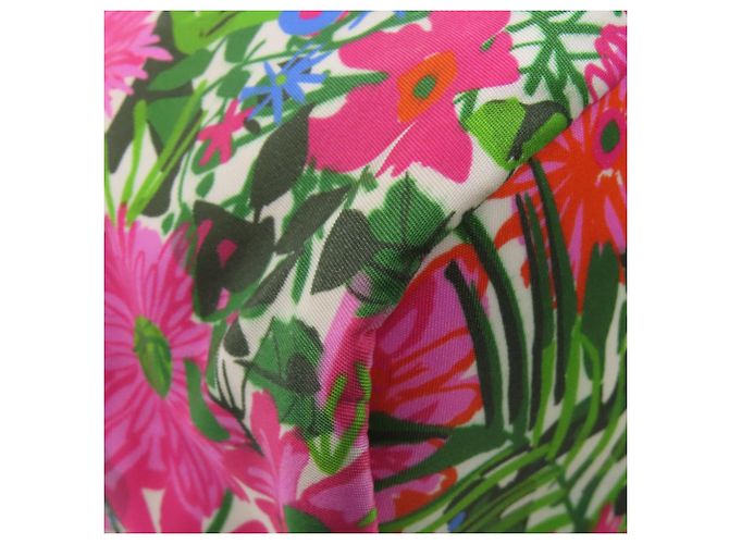 Borsa tote 2 in 1 in metallo con logo Prada e fiore Rosa - vista 24