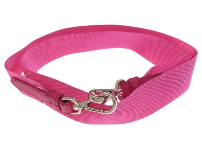 Borsa tote 2 in 1 in metallo con logo Prada e fiore Rosa - vista 9